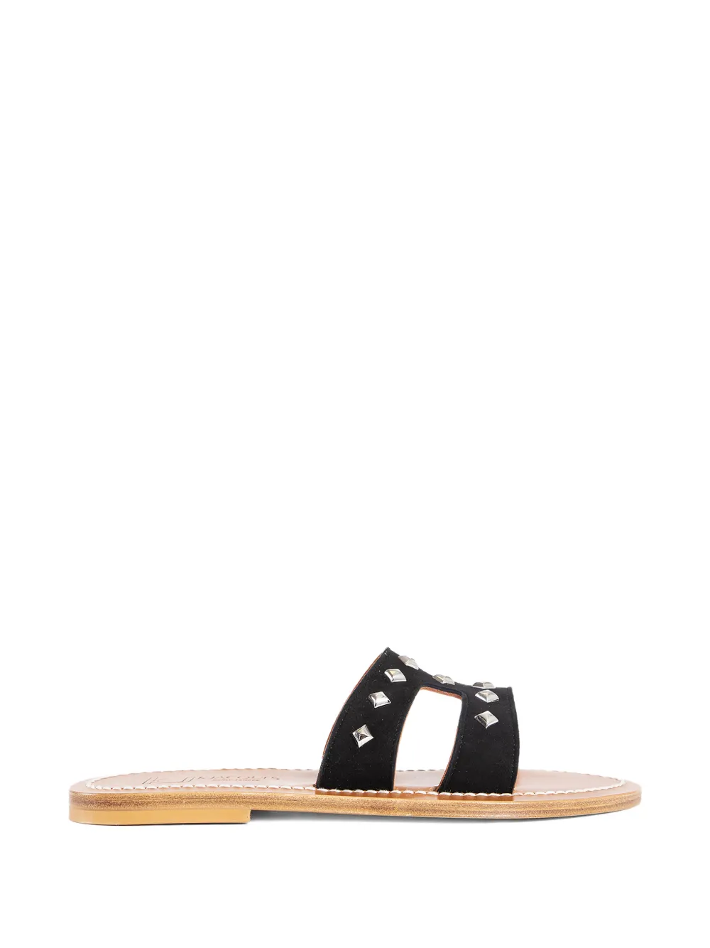 K. Jacques stud-embellishment sandals Zwart
