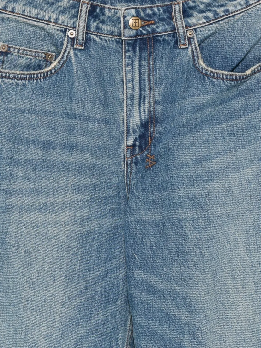 Ksubi Barrel jeans met verweerd effect Blauw