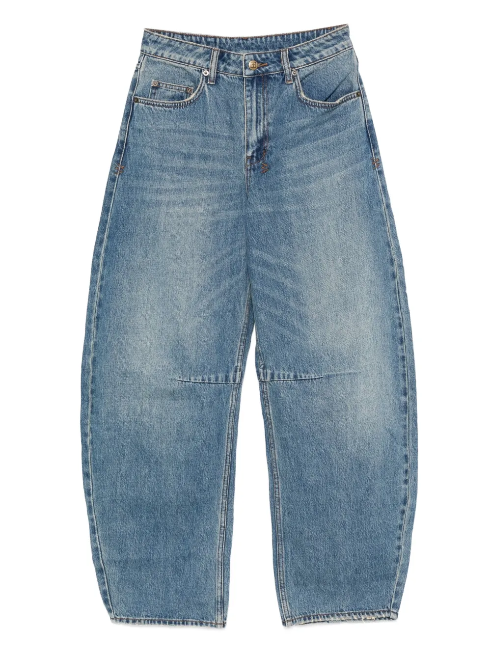 Ksubi jean Barrel à effet usé | bleu | Image 1