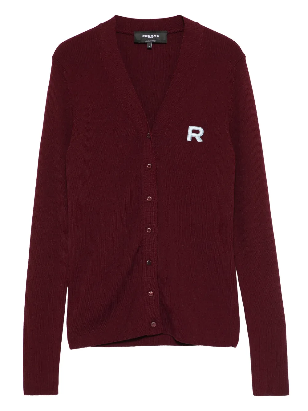 Rochas cárdigan con aplique del logo | rojo | Image 1