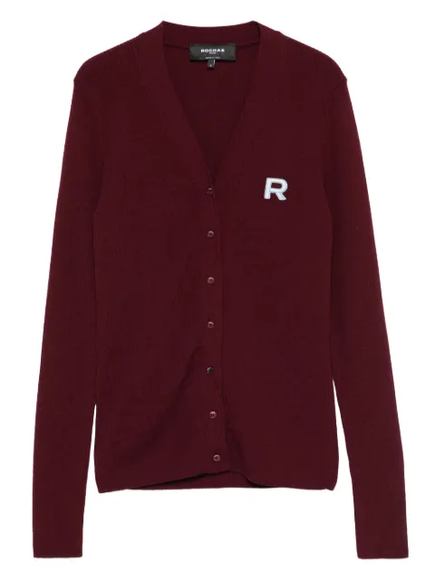 Rochas cárdigan con aplique del logo