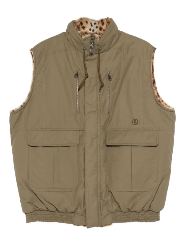 Martine Rose Reversible faux-fur Gilet | Green | FARFETCH