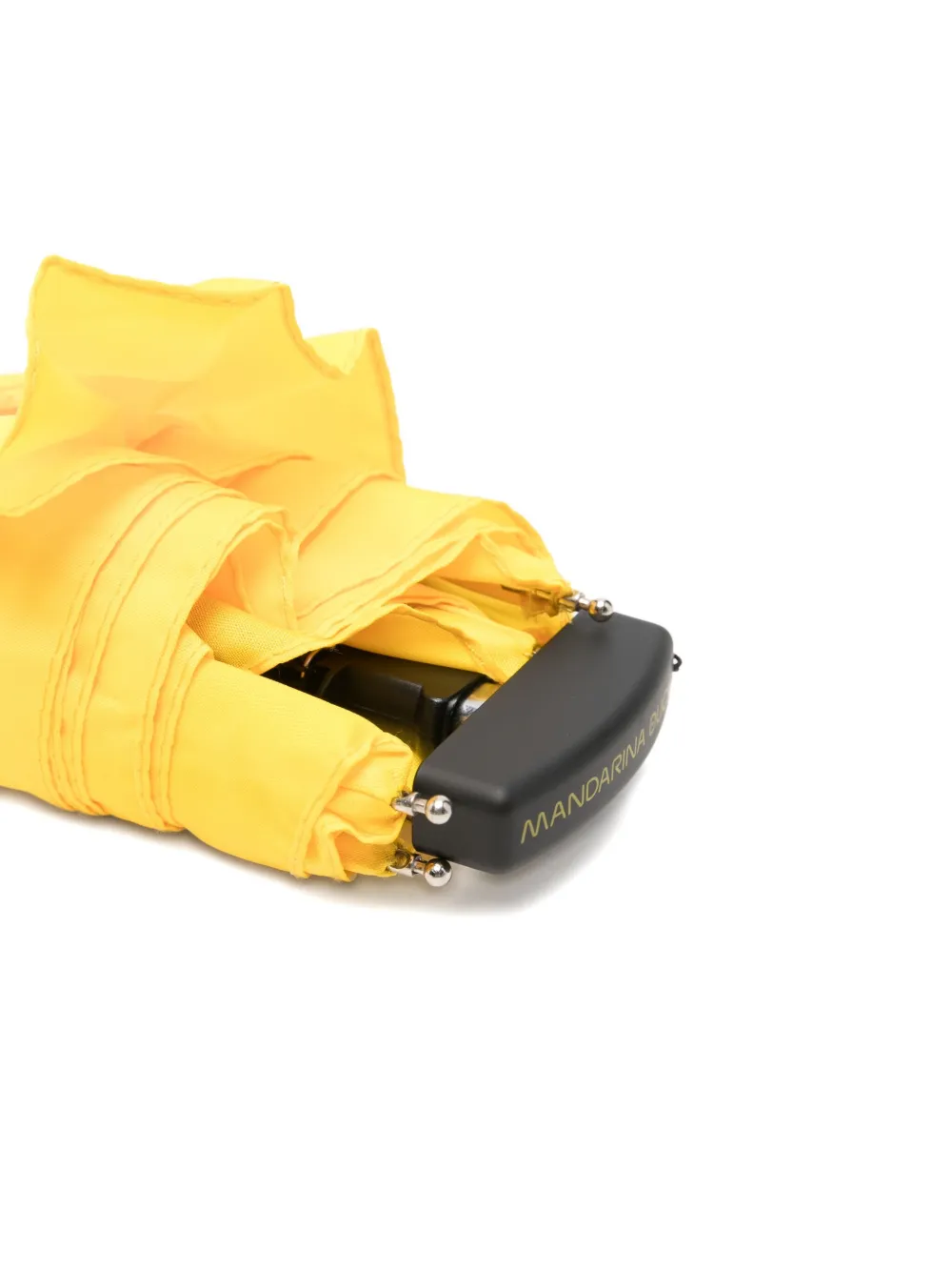 Mandarina Duck Logo-patch Umbrella In Yellow