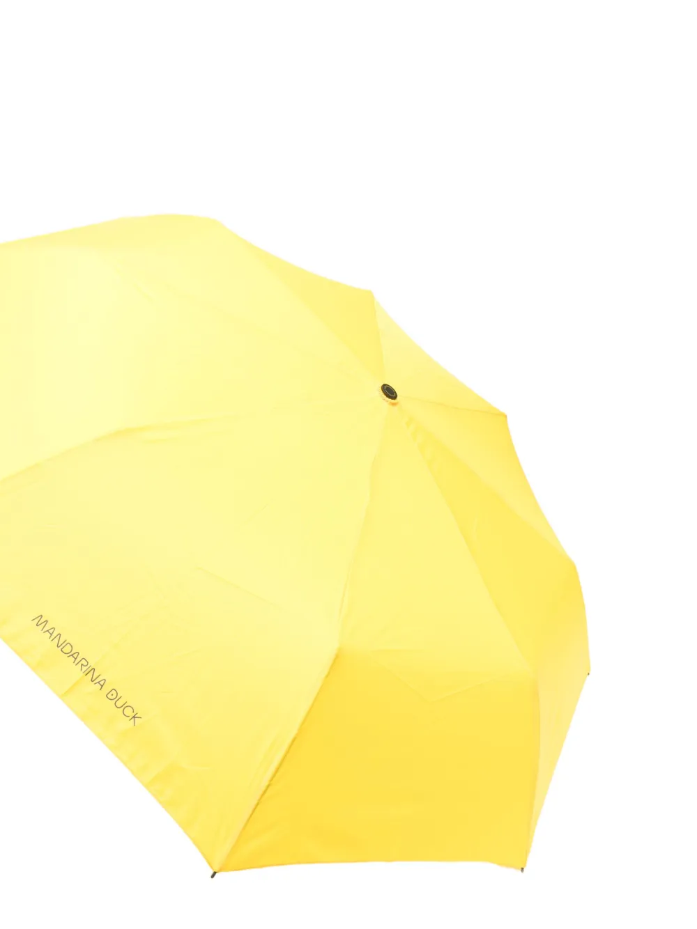 Mandarina Duck Logo-patch Umbrella In Yellow