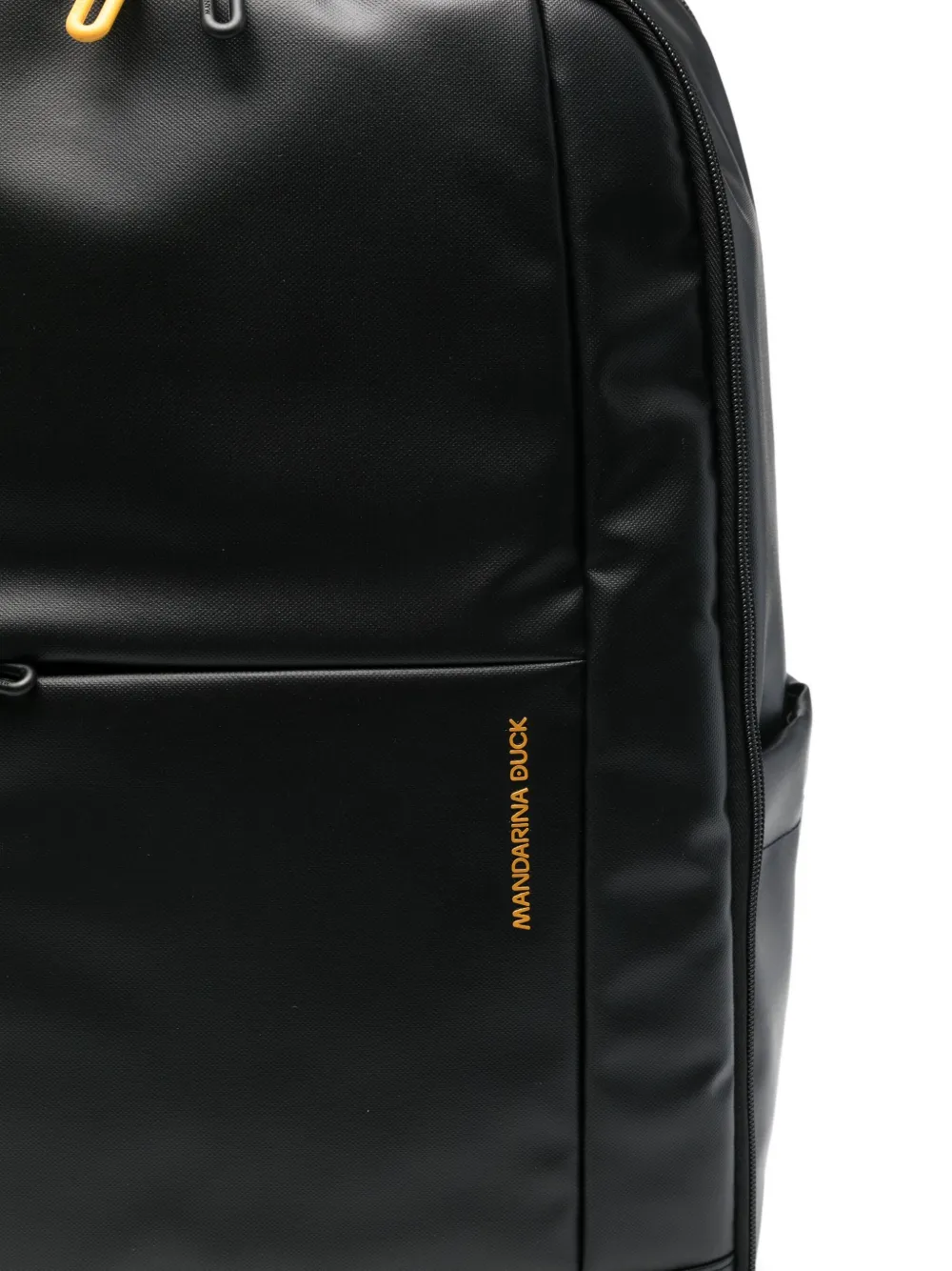 Mandarina Duck Logo-patch Backpack In Black