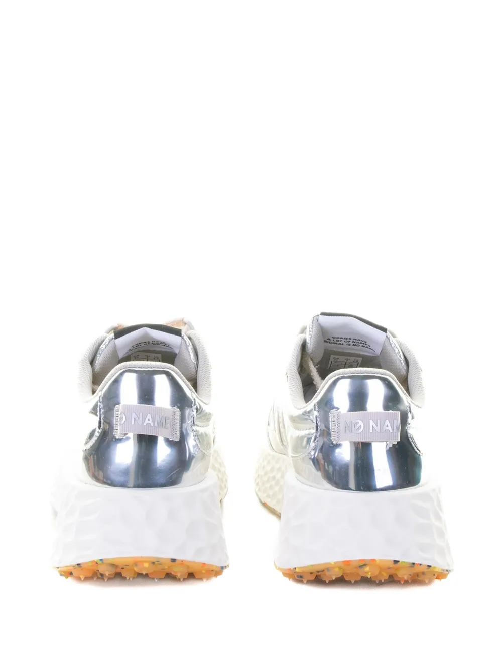 No Name Lace-up Sneakers In Silver