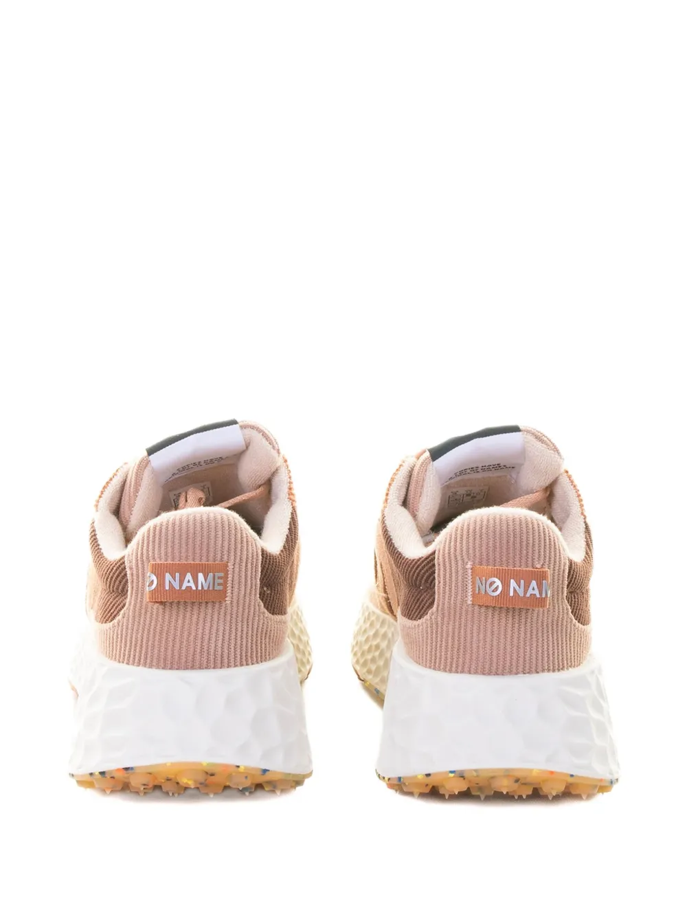No Name Sneakers met ribfluwelen vlak Bruin