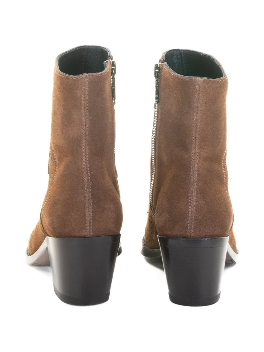 Ducanero Pointed-toe Ankle Boots In Brown