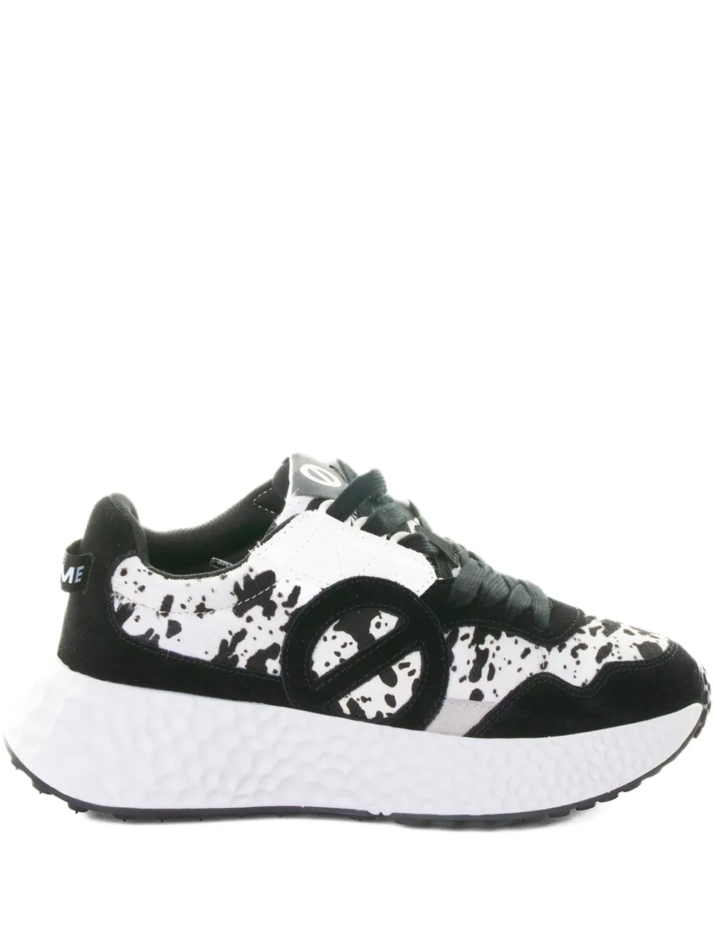 No Name animal-print lace-up sneakers | White | Image 1