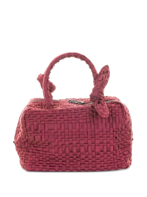 Maria La Rosa tote con detalle de moño