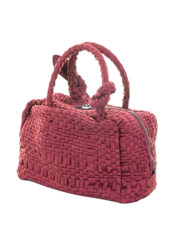 Maria La Rosa リボンディテール ハンドバッグ | レッド | FARFETCH JP