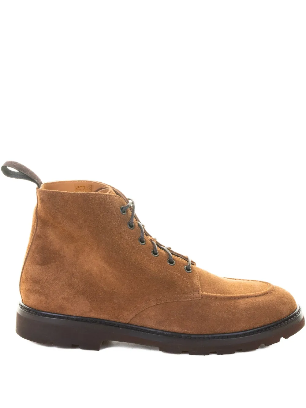 Henderson Baracco lace-up suede ankle boots | Brown | Image 1