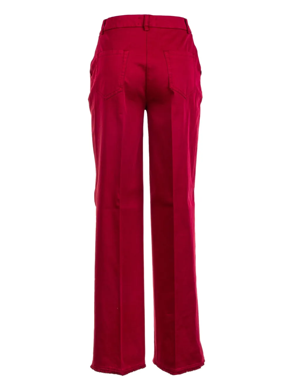 Via Masini 80 button-fastening trousers - Rood