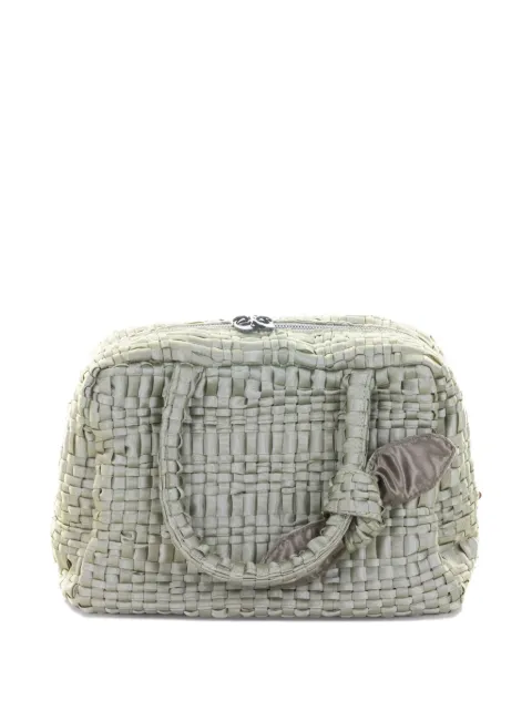 Maria La Rosa tote con detalle de moño