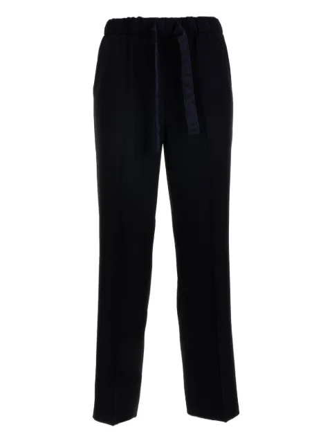 Via Masini 80 pantalones con cordones en la pretina