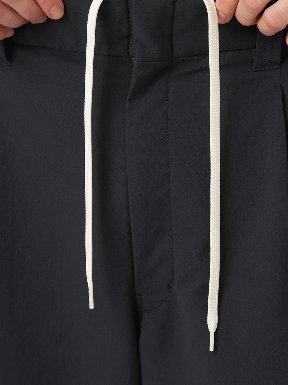 Nanamica Alphadry Club Pleated Trousers In Black