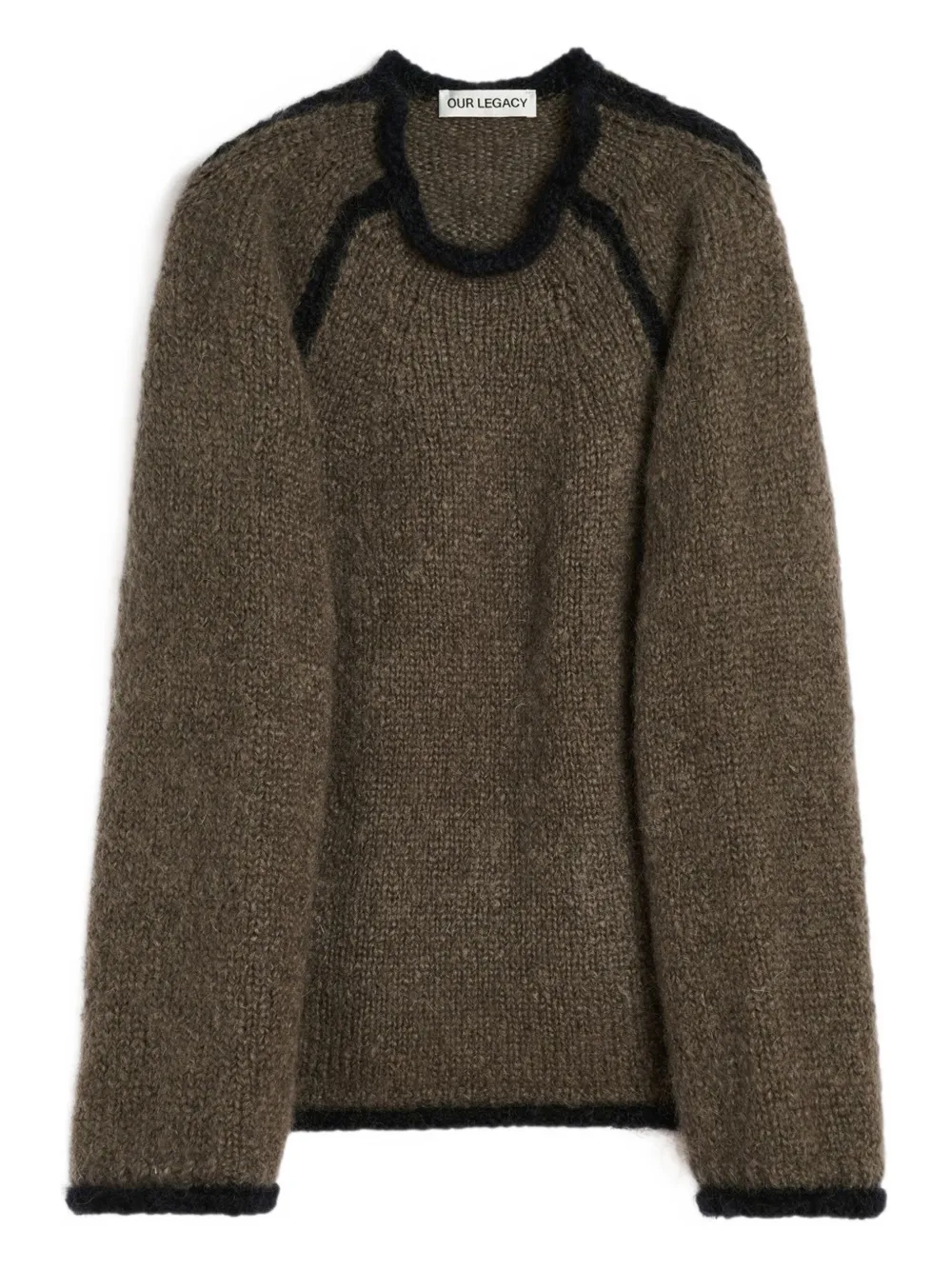 OUR LEGACY Rider round-neck sweater | Brown | Image 1