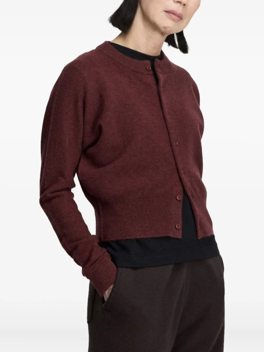 extreme cashmere N°257 cardigan | Red | Image 1