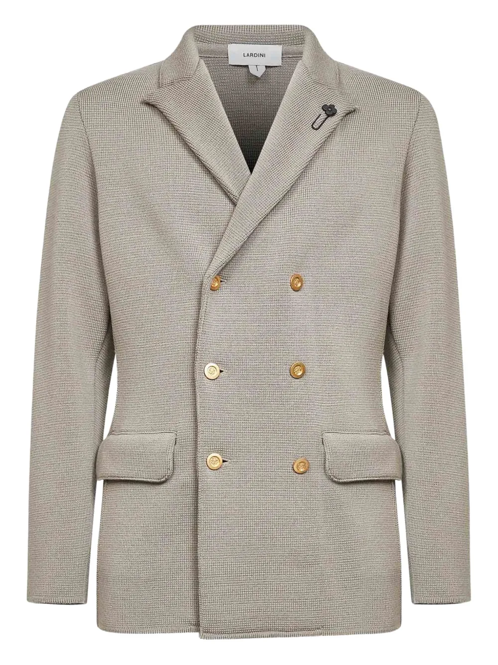 Lardini double-breasted jacket | Neutrals | Image 1