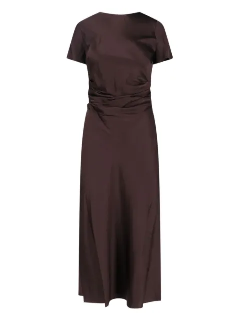 STAUD Phare ruched midi dress