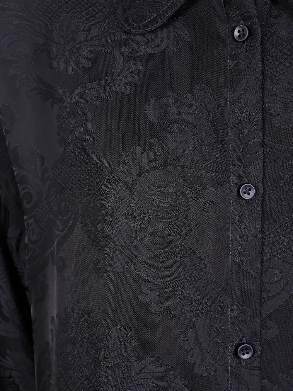 Uma Wang Blouse met jacquard Zwart