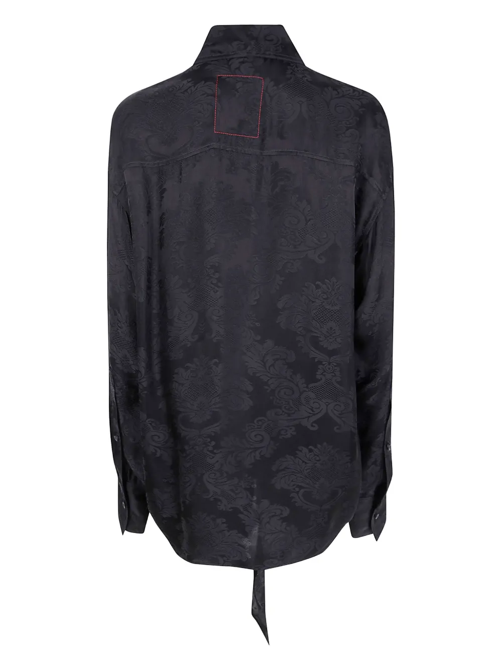 Uma Wang jacquard shirt - Zwart
