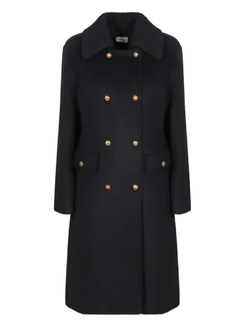 P.A.R.O.S.H. double-breasted removable-collar coat