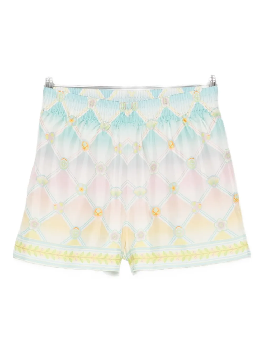Casablanca diamond-pattern shorts - ブラック Casablanca diamond-pattern shorts - ブラック