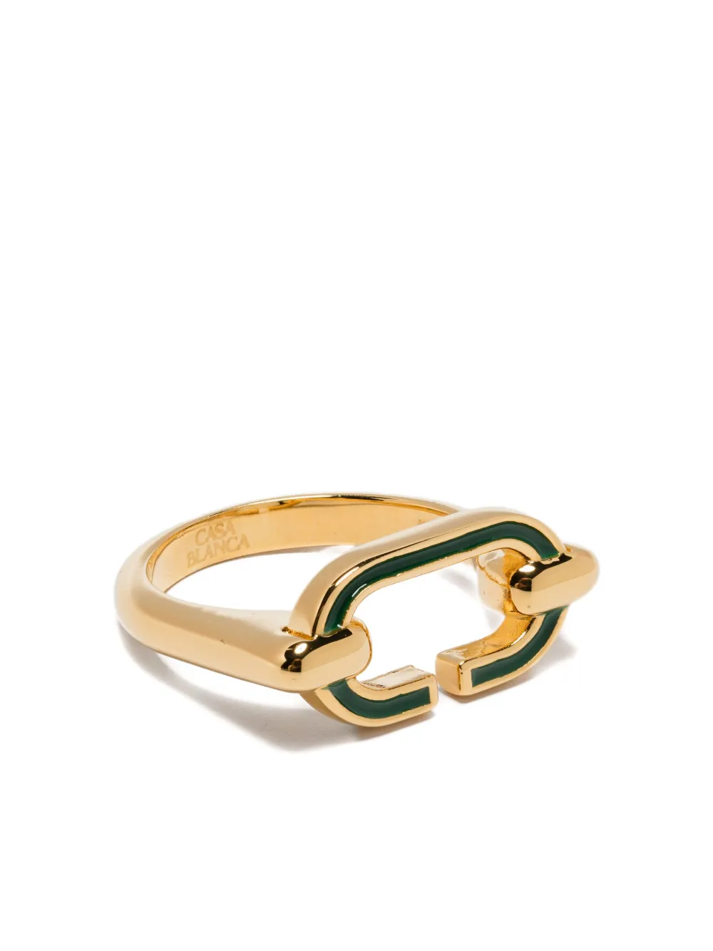 Casablanca C Link Ring In Gold