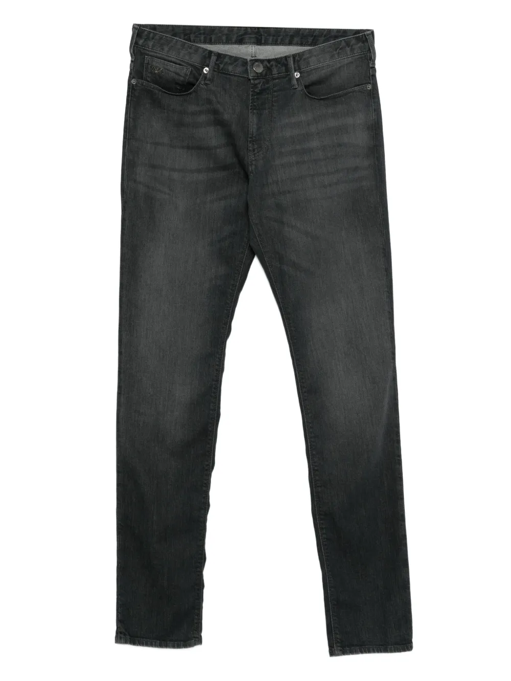 Emporio Armani five-pockets trousers | Black | Image 1