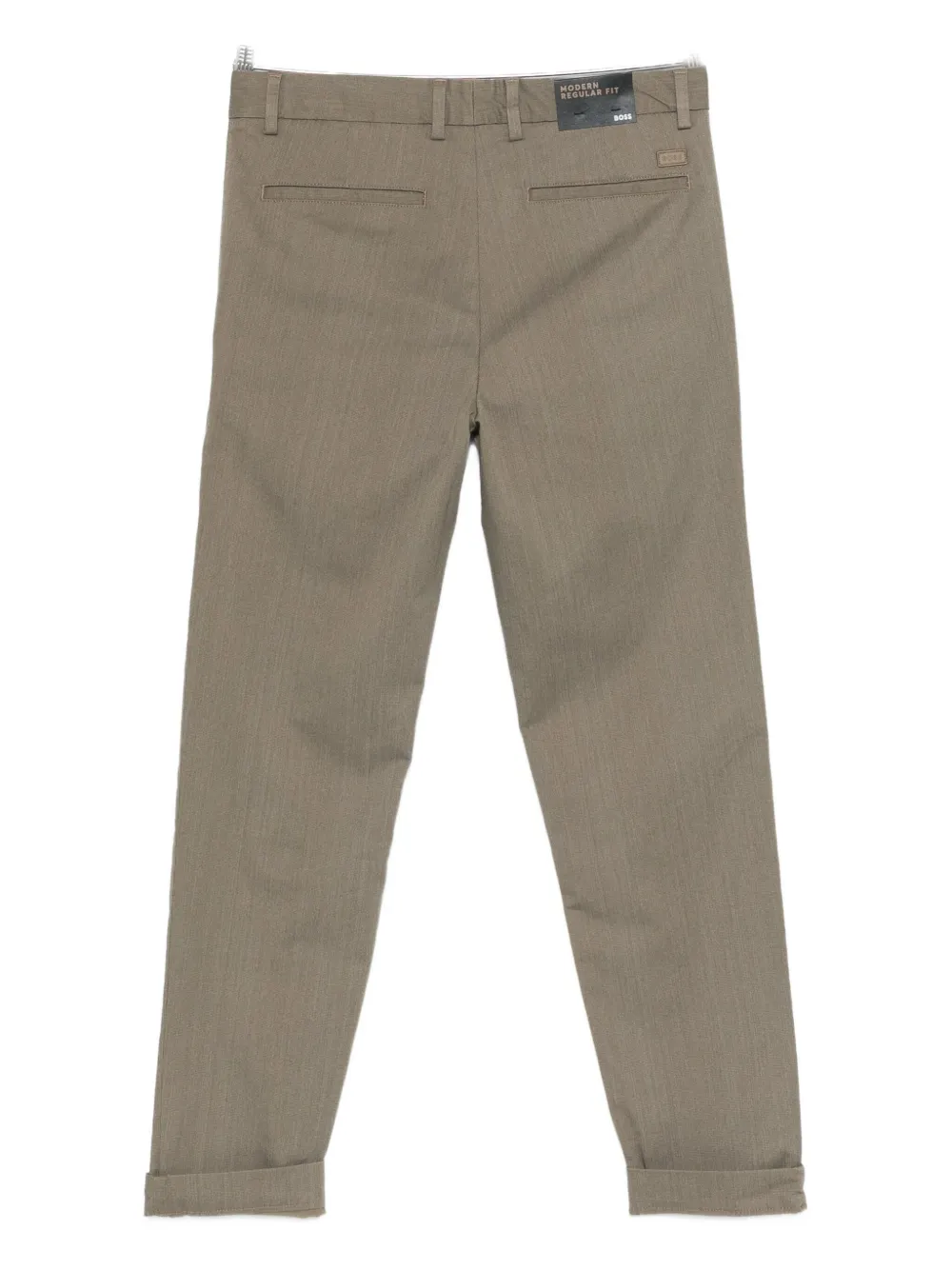 BOSS cuffed trousers - Bruin