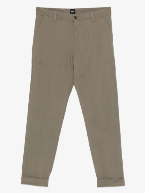 BOSS cuffed trousers