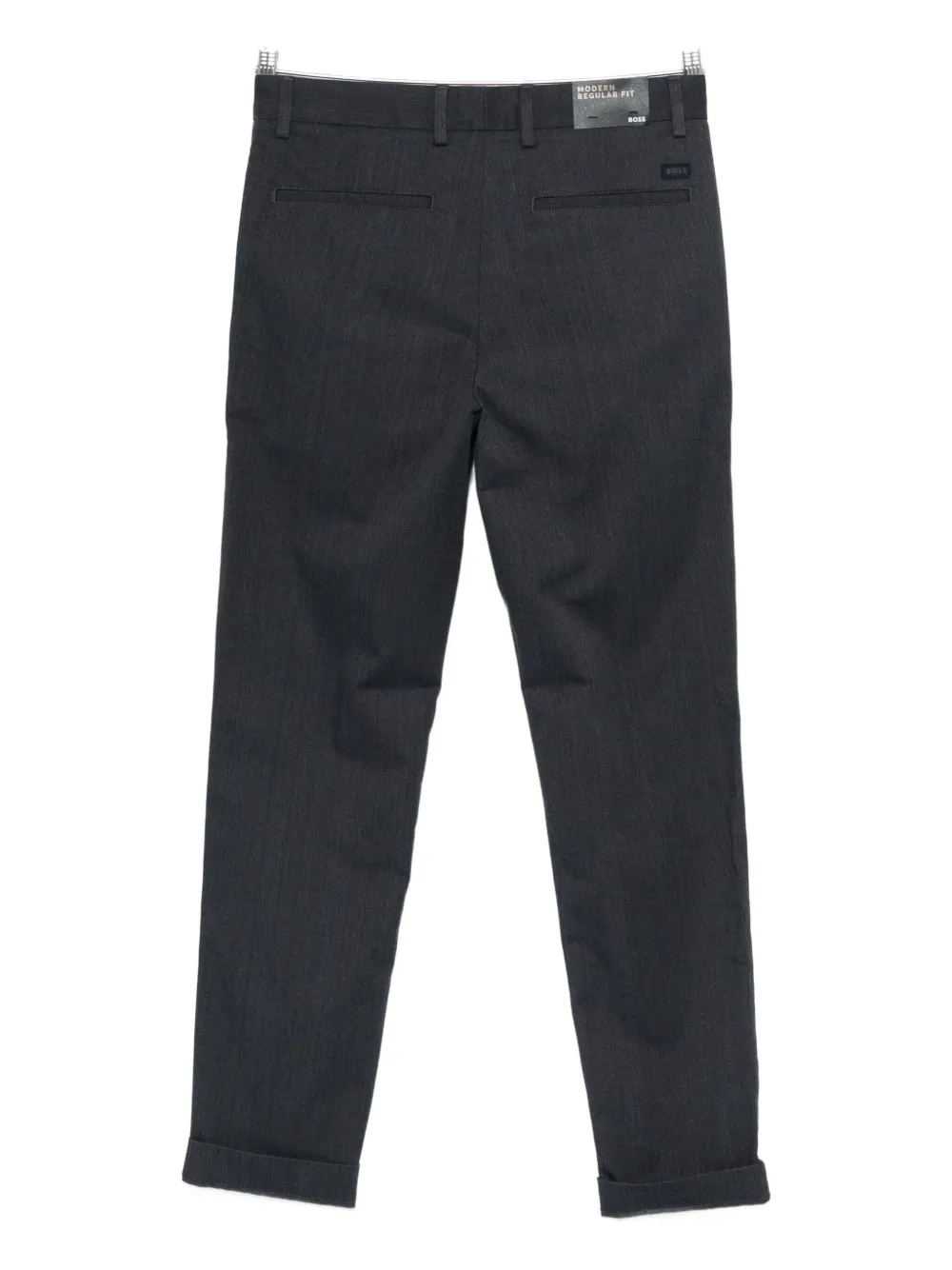 BOSS buttoned trousers - Zwart