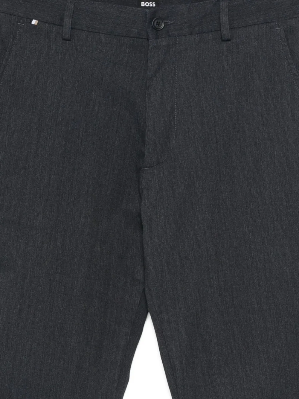 BOSS Broek met knopen Zwart