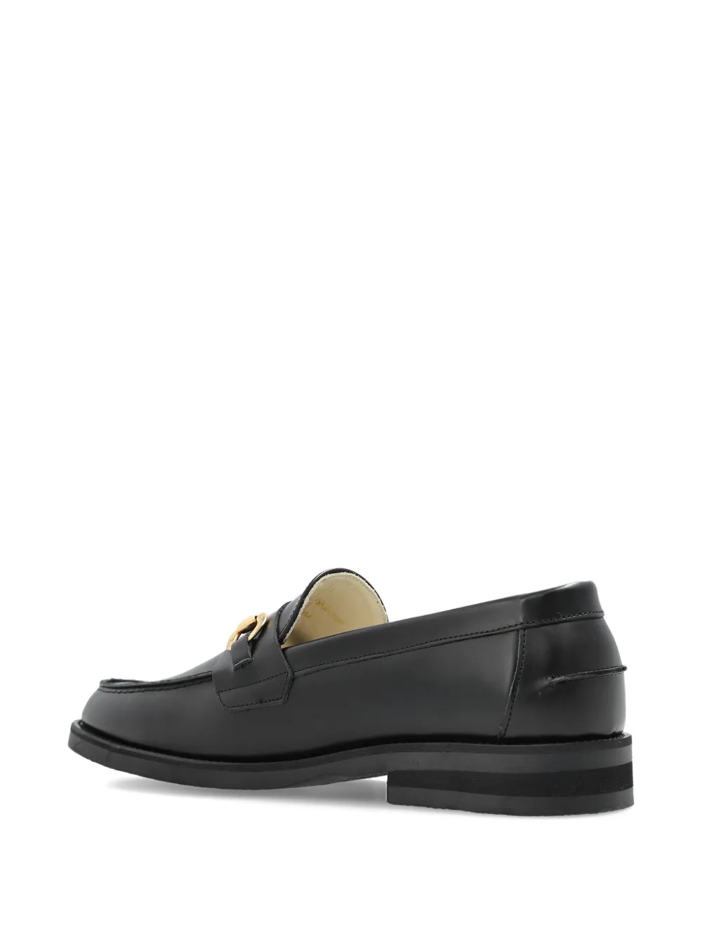 DUKE & DEXTER Wilde leren loafers Zwart