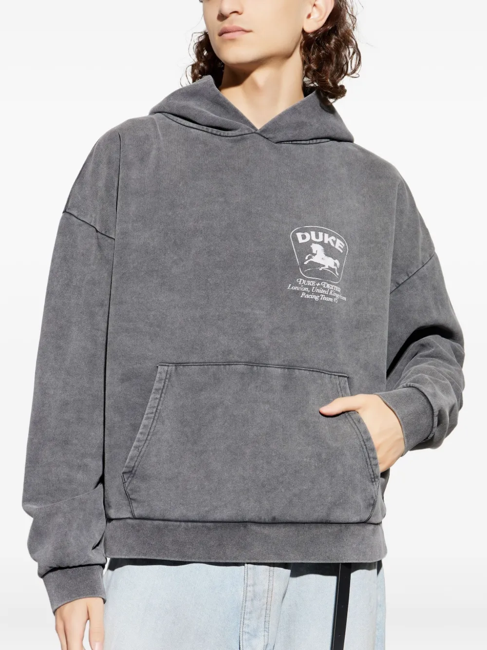 Duke & Dexter Dr3 Sponsors Hoodie In Gray