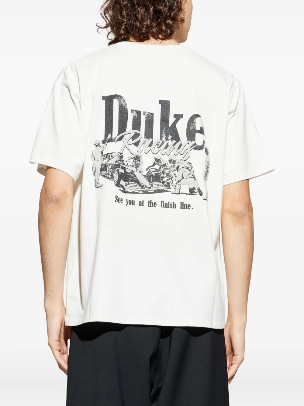 Duke & Dexter Logo-print T-shirt In White