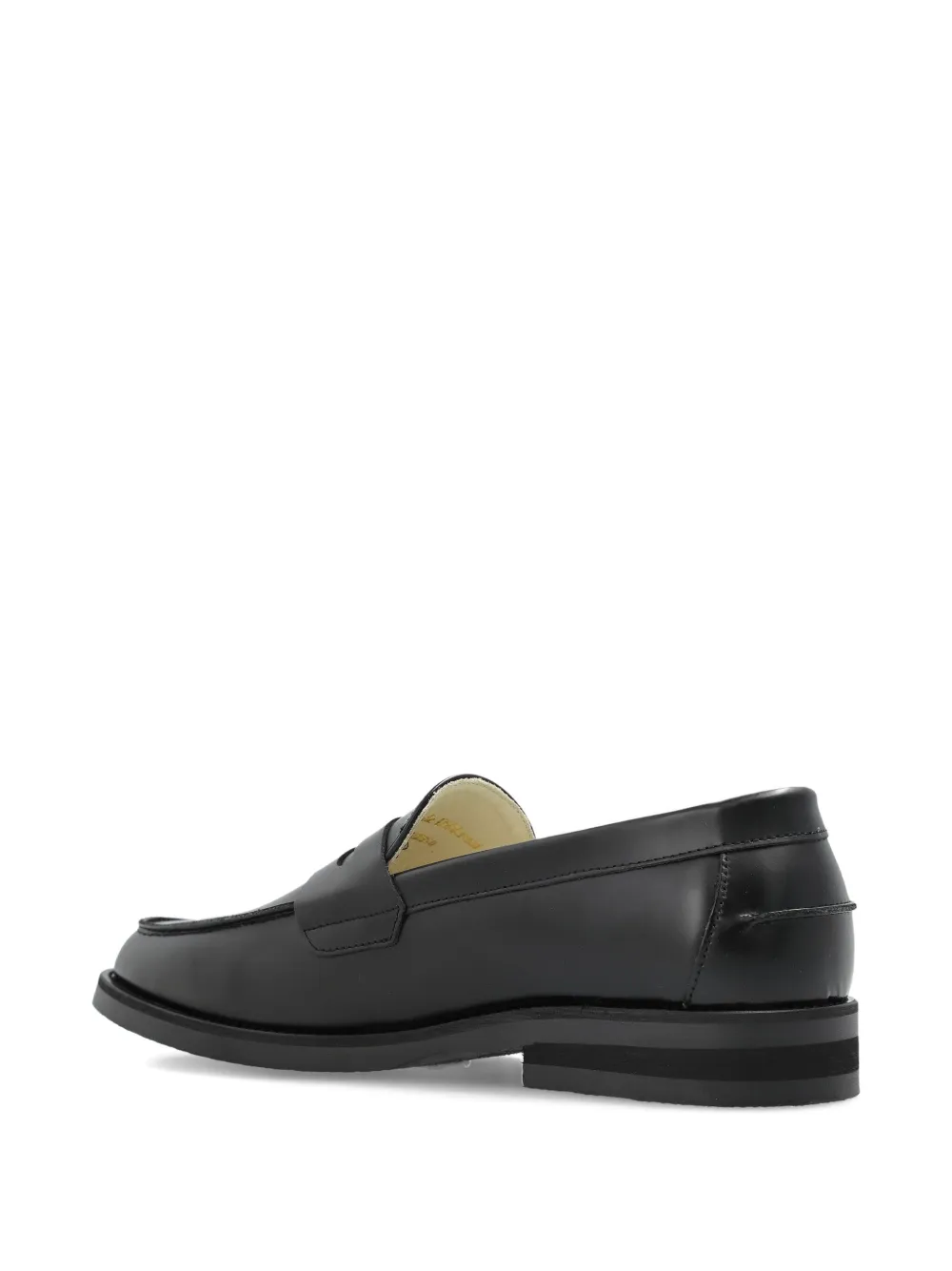 Duke & Dexter Wilde Leather Loafers In Black