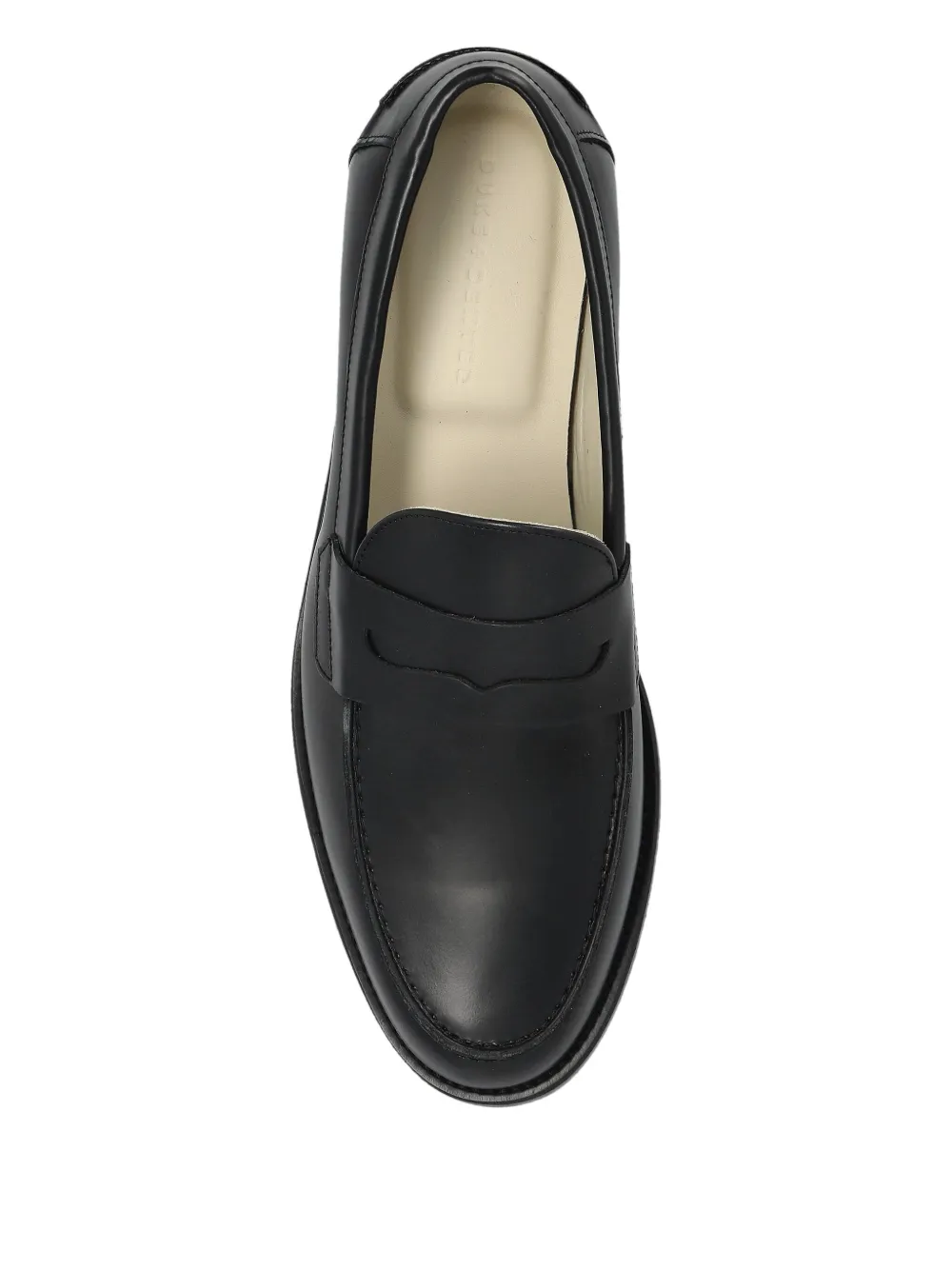 Duke & Dexter Wilde Leather Loafers In Black