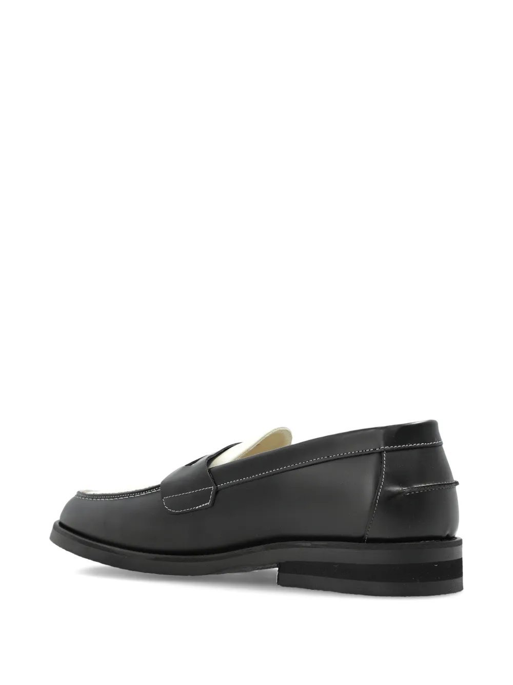 Duke & Dexter Wilde Penny Loafers In Black