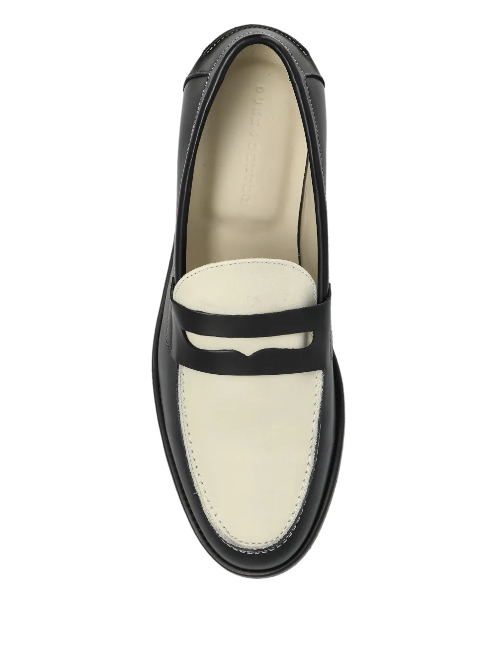 Duke & Dexter Wilde Penny Loafers In Black