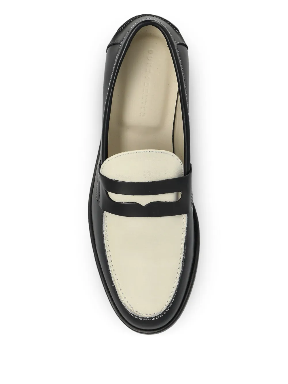 DUKE & DEXTER Wilde penny loafers Zwart