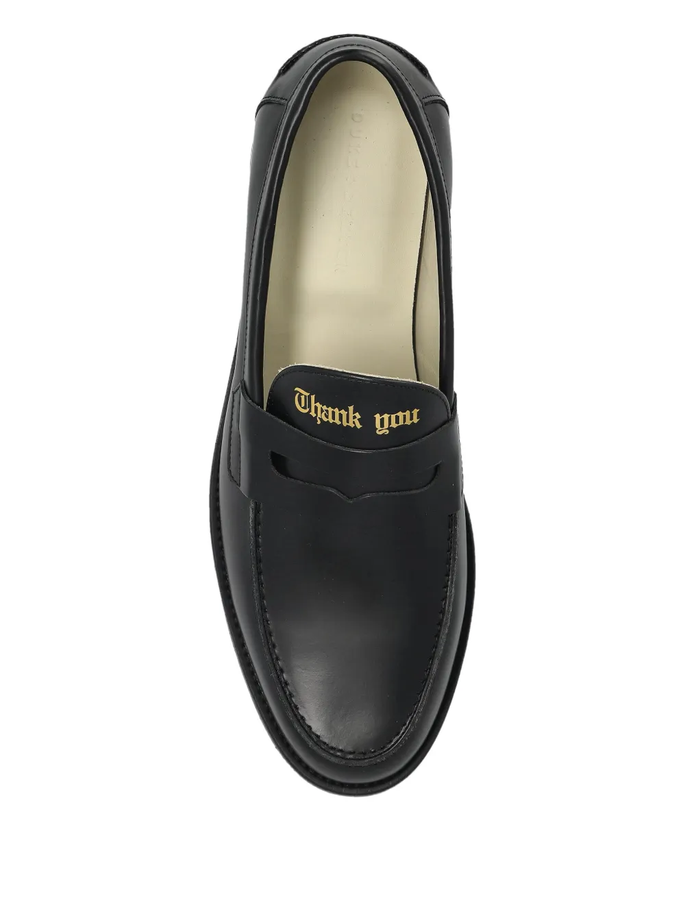 Duke & Dexter Wilde Thank You Good Night Penny Loafer In Black