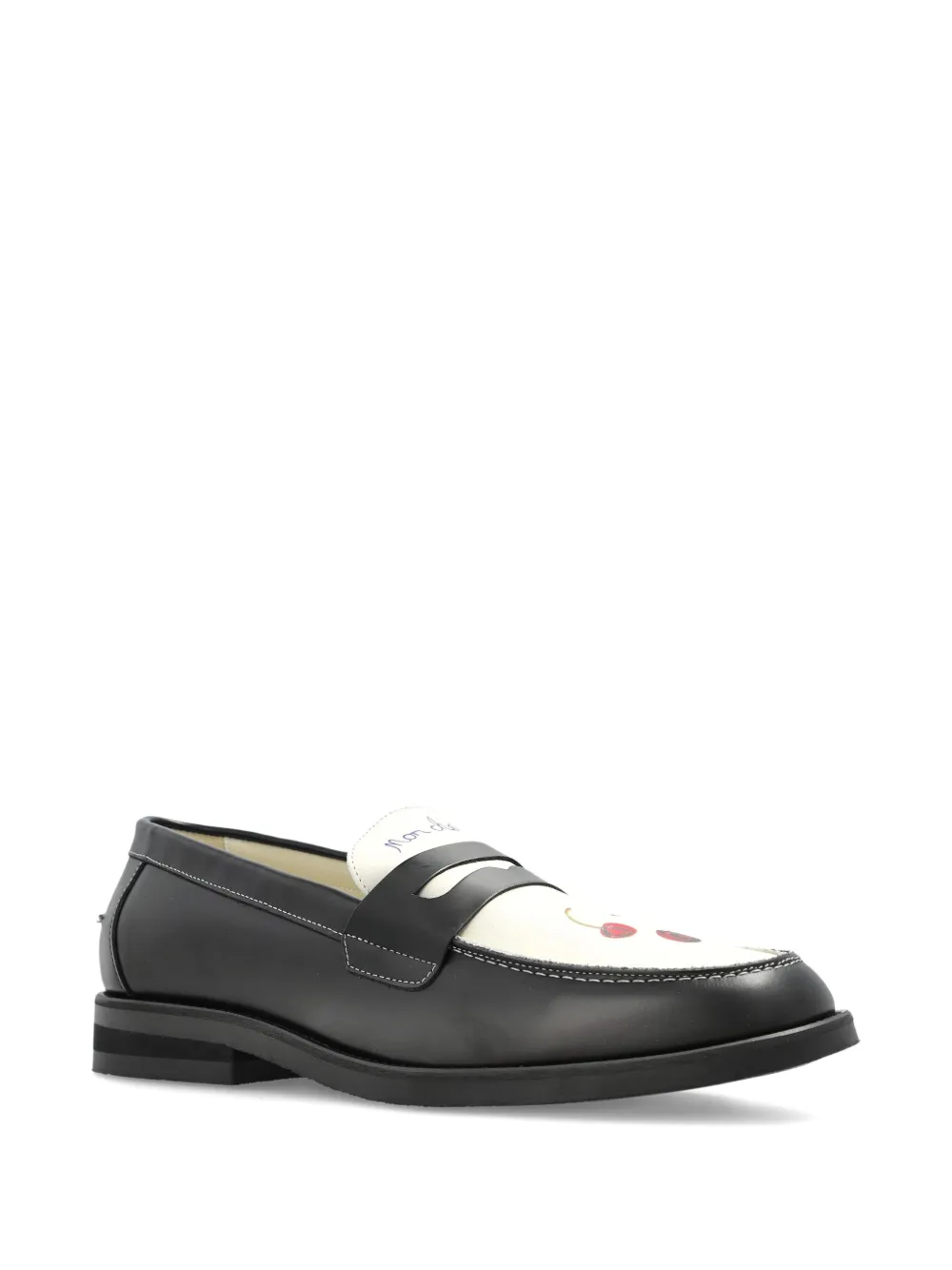 DUKE & DEXTER Wilde cherry penny loafers | Image 2