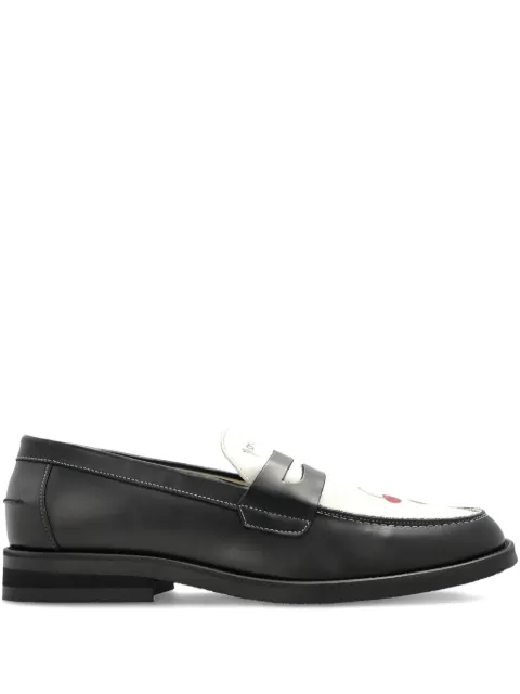 DUKE & DEXTER Wilde cherry penny loafers