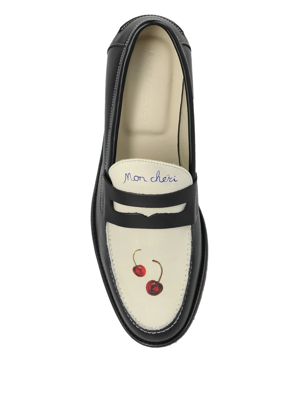 Duke & Dexter Wilde Cherry Penny Loafers In Multi