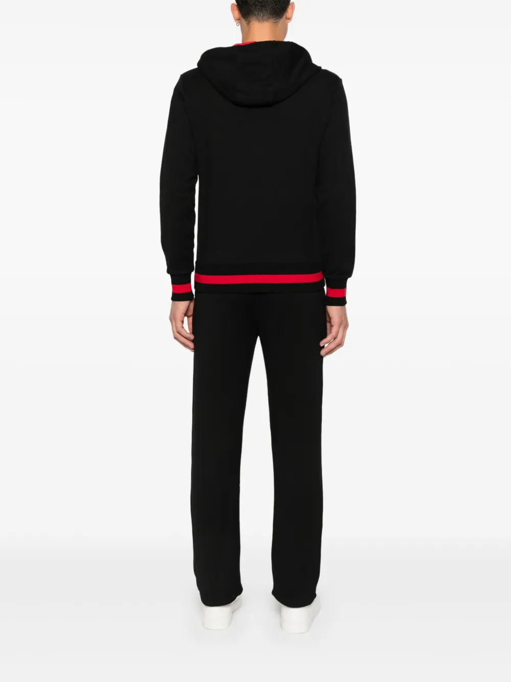 Kiton Trainingspak met geborduurd logo Zwart