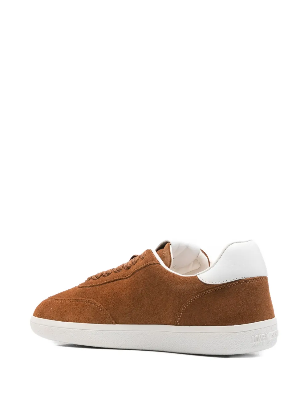 Love Moschino Sneakers Mit Herzapplikation In Brown