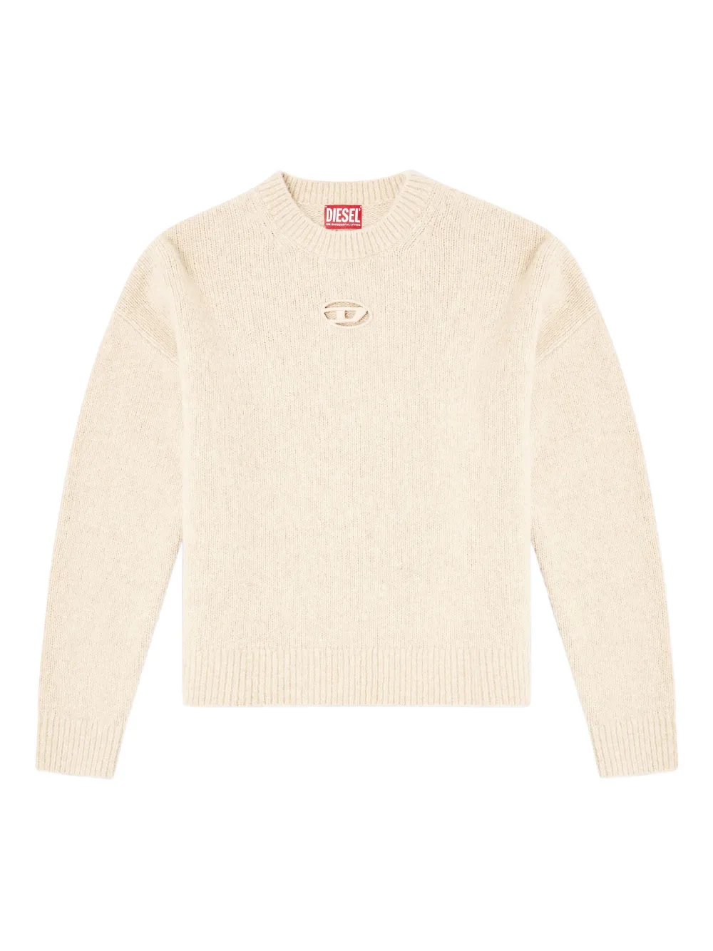 Diesel M-areeta Sweater In Neutral