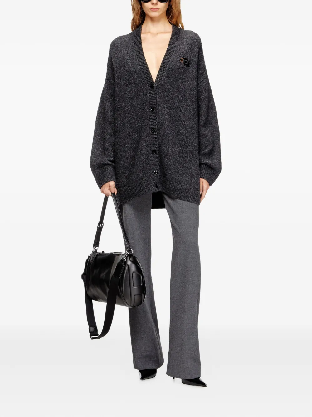 Diesel M-areela Cardigan In Black